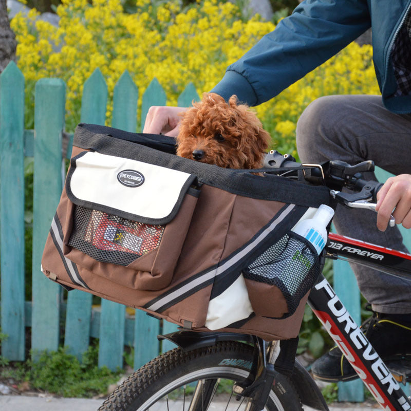Why Your Pet Needs a Front Handlebar Bicycle Carrier